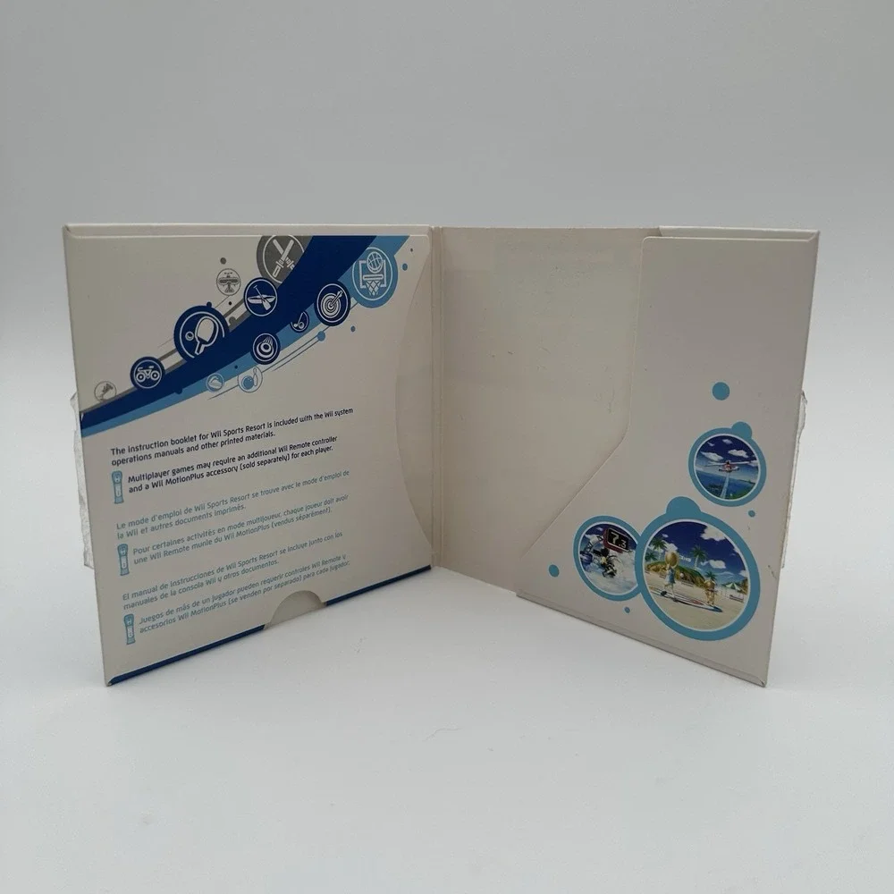 Nintendo Wii Sports Resort Nintendo Wii Slip Cover No Manual Tested Works